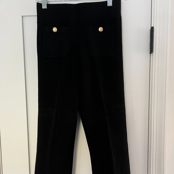 J. Crew Delaney Kickout Sweater Pant with Patch Pockets, NWOT, Size SP - Picture 2 of 4